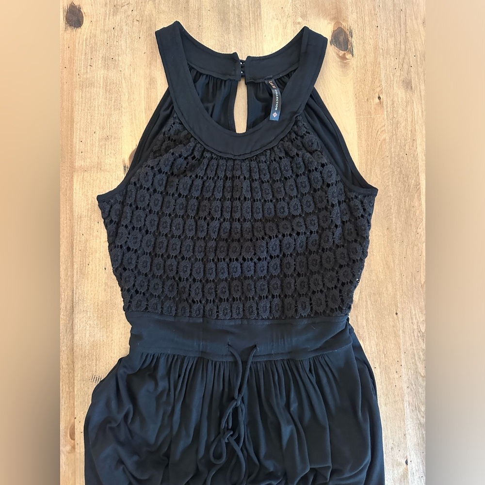 Lori M Black Maxi Dress